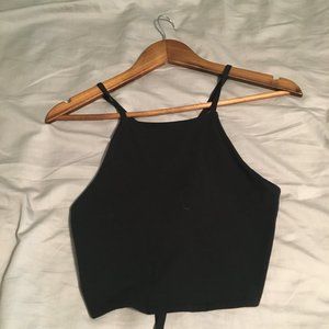 Black Hollister Crop Top